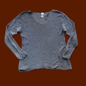 Eileen Fisher netted  V-Neck Sweater